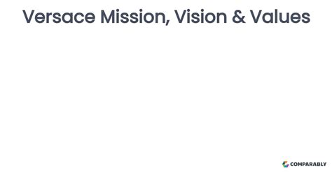 versace mission statement|versace mission and vision.